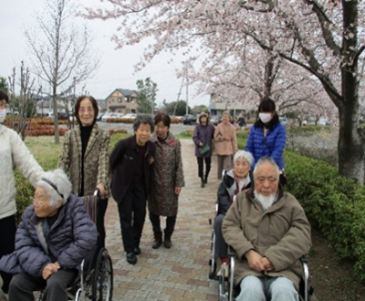 波志江沼へお花見